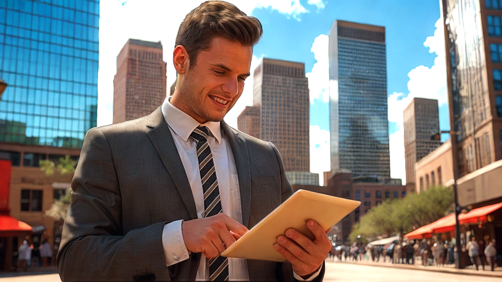 Houston Businessman looking buyers guide to VoIP phone systems Houston Businesses need.