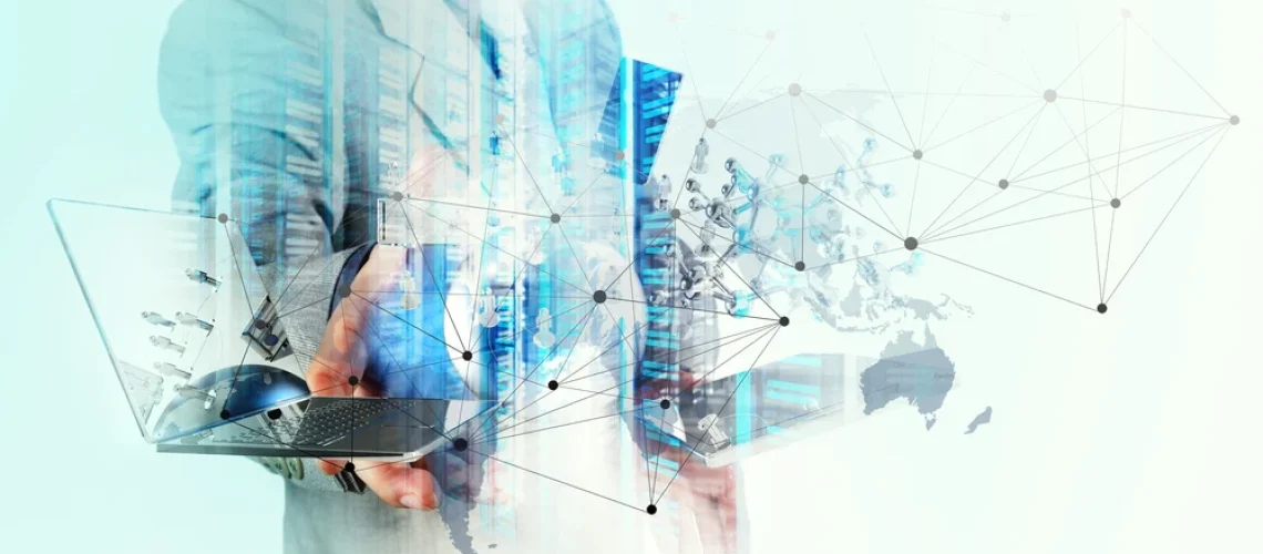 Double-exposure-of-businessman-shows-modern-technology-as-concept-1
