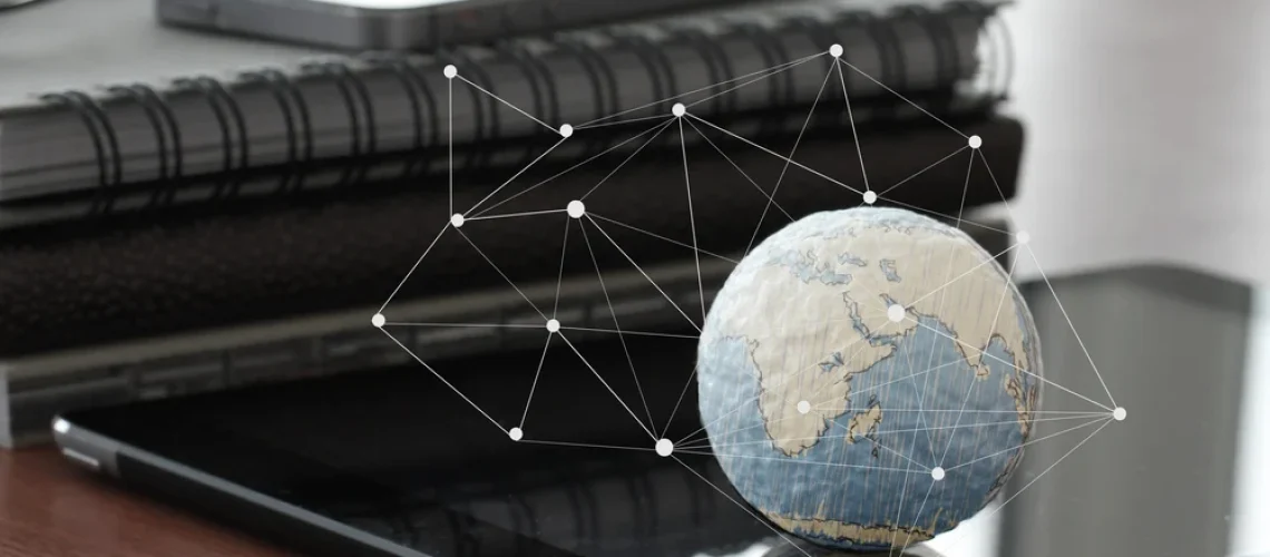 hand-drawn-texture-globe-with-blank-social-media-diagram-on-digital-tablet-computer-as-internet-concept-and-bokeh-exposure