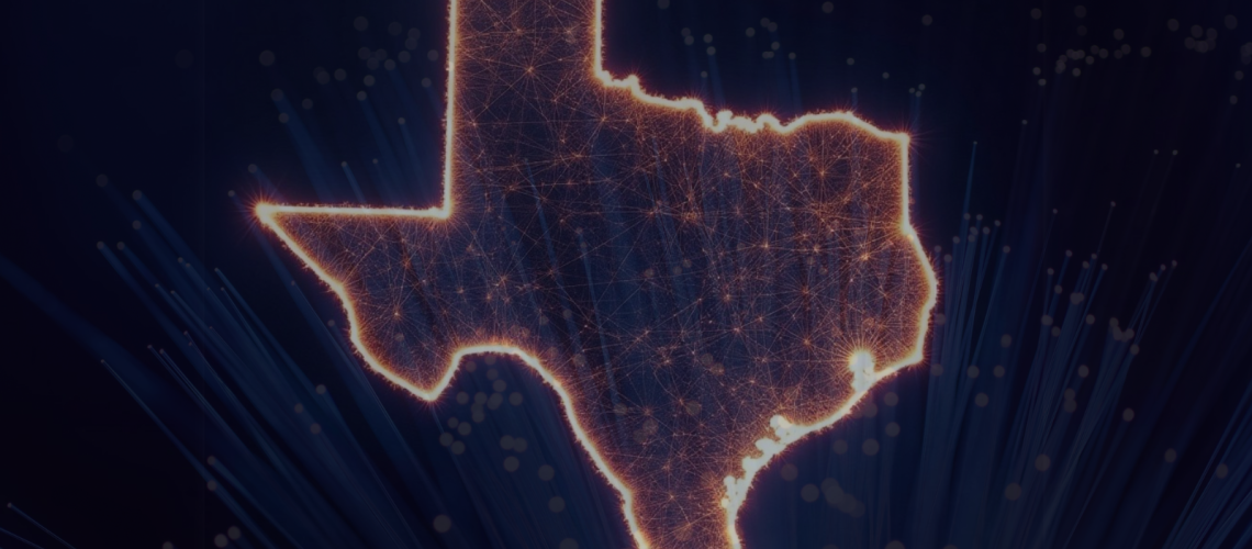 A breathtaking view of Earth from space at night, showing illuminated city networks stretching across the surface, symbolizing global connectivity. The planet's curvature glows under a blue atmospheric haze. This image metaphorically represents the reach and integration of business phone systems, connecting enterprises across vast distances seamlessly.